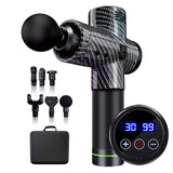 Massage Gun Fascia Gun LCD Display Sport Therapy Muscle Massager Body Relaxation Pain Relief Slimming Shaping Massager With Bag