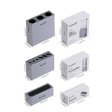 Qianli iCube Storage Box High Quality Aluminum Alloy Phone Repair Tweezers Screwdriver Screw Parts Organizer 4pcs/Set