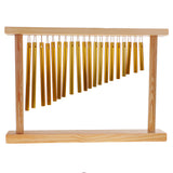 Durable 20-  Handcraft Windchime Bar Chime w/ Wood Stand 38.5 x 27cm