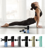 Pocket Massage Gun Portable Mini Fascia Gun Muscle Massager Health Exercise Fitness Equipment Slimming Shaping Pain Relief