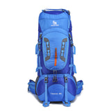 80L Camping Hiking Backpacks Big Outdoor Bag Backpack Nylon superlight Sport Travel Bag Aluminum alloy support 1.65kg