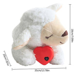 Dog Heartbeat Toy Soft Plush Toys Pet Calming Puppy Behavioral Training Aid Toy for Anxiety Relief Pet Cats Companion Pillow