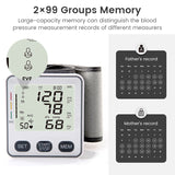 Medical Digital Blood Pressure Electric Wrist Blood Pressure Monitor Automatic Tonometer Pulse Heart Beat Rate Meter Device