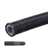 Ptfe AN8 Black Nylon Braided Oil Fuel Hose Line 5M with AN8 0+45+90+180Degree PTFE Fuel Hose End Adapters Swivel Fittings Kit