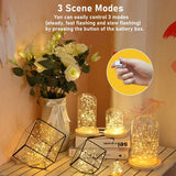 50Pcs Christmas Fairy Lights String 3 Flashing Mode Outdoor Garden Wedding Party Home Holiday Decoration Garland