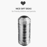 Mini Cryptex Code Lock Valentine's Day Delicate Interesting Romantic Birthday Gifts Escape Chamber Props Silver