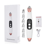 Electric Blackhead Remover Vacuum Face Ance Pore Cleaner Ultrasonic Skin Scrubber Pimple Black Head Suction Facial Washing Tools