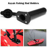 4PCS Kayak Fishing Rod Holders with Cap Cover Boat Fishing Tackle Accessory Tool