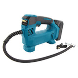 High Power Cordless Inflator Auto-stop Car Air Compressor Pump Digital LCD Inflation Equipment with 3pcs Different Valve-adaptor