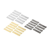 9pcs Electric Guitar Bass  Fingerboard Fret Press Caul Insert 7.25/9.5/10/12/14/15/16/17/20 Arc Pressure Wire Tool
