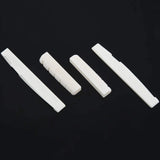 8 Sets of 16Pcs 6 String Acoustic Guitar Bone Bridge Saddle and Nut Made of Real Bone