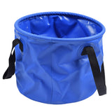 2 Piece PVC Collapsible Fishing Bucket Outdoor Camping Fish Water Bucket 30L