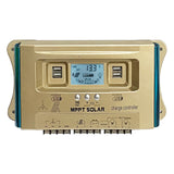 MPPT Hybrid Wind Solar Charge Controller 40A 50A 60A 100A Regulator With WiFi APP Monitor For Lead Acid Lithium Battery