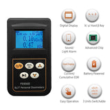 KKMOON Geiger Counter Nuclear Radiation Detector Personal Dosimeter X-ray Beta Gamma Tester Detector Radioactivity Detector