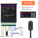SHT2000 Temperature Humidity Controller Home Fridge Incubator Thermostat Humidistat Thermometer Hygrometer DC 12V 24V AC 220V