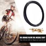 Bike Hydraulic Disc Brake Hose MTB Bicycle Oil Tube Pipe Olive Insert Barb Kit Biking Portable Dustproof Cycling Parts