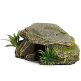 Turtle Reptile Habitat Hiding Caves Aquarium Fish Tank Amphibious Vivid Safe Shelters Basking Stone Aquarium Decor Ornaments
