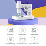 WiFi Connection 50X~1000X Intelligent Digital Microscope Detachable Design Children's Microscope Electron Microscope