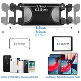 Tablet Tripod Stand, Gooseneck 67-inch Cell Phone/Tablet Floor Stand Height Adjustable Bracket Fit for iPhone iPad 4-12.9 inch