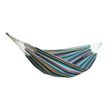 Portable Canvas Hammock Thicken Chair Swing Outdoor Garden Sports Home Travel Leisure Camping Stripe Hammock Double Single