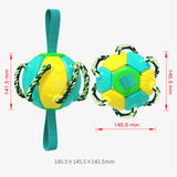 Outdoor Training Dog Toys Frisbee Football Bite Resistance Toy for Dogs Pet Products Plush Accessories Supplies Interactive Home