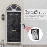 Video Intercom Doorbell 7'' TFT LCD Wired Video Door Phone System Visual Indoor Monitor 700TVL Outdoor IR Camera Support Unlock