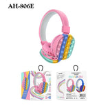 Hot New Decompression 5.0 Goston Stereo Headset Creative Silicone Pop Its Bubble Fidget Toys  Large Fashion Fidget Toy for Kid