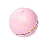 Smart Interactive Cat Toy Colorful LED Self Rotating Ball With Catnip Bell And Feather Toys USB Rechargeable Cat Kitten Ball Toy