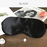 Pure Natural Mulberry Silk Sleep Rest Eye Mask Padded Shade Cover 19 Momme Travel Relax Normal Eyeshade Blindfolds