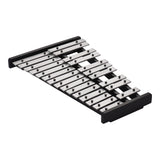 25 Note Glockenspiel Xylophone Wooden Base Aluminum Bars with 2 Mallets Percussion Musical Instrument Gift with Carrying Bag