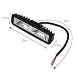 1 Pair 48W DRL LED Spot Flood Work Light Worklight 12V 24V Led Work Lights For Off Road Vehicle Lada Truck SUV ATV Car Trucks