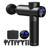 Massage Gun Smart Hit Fascia Gun Electric Neck Massager Tool for Body Massage Relaxation Fitness Muscle Pain Relief