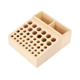 46/98 Holes Leather DIY Craft Wood Tool Rack Punching Stamping Holder Organizer Punching Stamping Holder Wooden