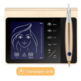 Rechargeable Battery Touch Screen Permanent Makeup Machine For Eyebrow Lip Eyeline Machine Charmer Princesse With 50pcs Neeldes