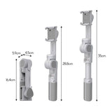 Lightweight selfie stick 3-Axis Gimbal smartphone Handheld Stabilizer Time-Lapse Photo Studio Taking Face Recognition for Tripod