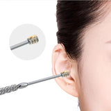 1/7pcs Ear Wax Pickers set Stainless Steel Earpick Wax Remover Curette Ear Pick Cleaner Ear Cleaner Spoon Care Ear Clean Tool