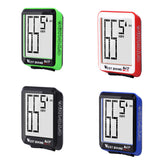 Wireless Bike Computer Bicycle Speedometer Waterproof LCD Stopwatch Backlight AutomaticTime Wake-Up & Multi-Functions Distance