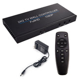 2021 New Vedio Connection Supplies Universal HDMICompatible Video Wall Controller Splitter 2X2 Universal Video Accessories