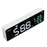 Sound Level Meter Wall Hanging Sound Level Meter 11in Large LED Display Screen Temperature Humidity Meter for Classroom