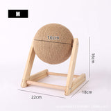 Cat Scratching Ball Toy Kitten Sisal Rope Ball Board Grinding Paws Toys Cats Scratcher Wear-resistant Pet Furniture Supplies