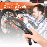 ABS Bike Hand Tire Lever Bead Tool for Hard to Install Bicycle Tires Removal Clamp for Difficult Bike Tire Cycling Tools