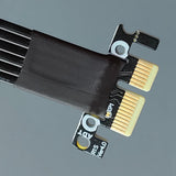 R13SD-LG4 4.0 Graphics Card Extension Cable PCIe4.0X16 to X1 A Card N Card Full Speed Compatible Non-USB 35CM