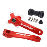 CATAZER Bicycle Crank Chainwheel 104BCD 32T MTB Bike Crankset Aluminum Alloy with Bottom 170mm Crank  Bike Parts  Crank Set