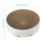 Round Cat Scratching Post Scratcher Cardboard Bed for Cat Scraper Durable Scratching Pads Board Cat Toy Furniture Sofa Protector