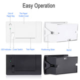 Mini 58mm Panel Embedded Thermal Printer With Interface RS232 TTL Use For Receipt Ticket ESC POS Android 5v-9v QR701