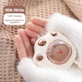 Electric Portable Hand Warmer 2400Mah Usb Charge Power Bank Pocket Hand Warmer Digital Display Multi-Function Pocket Winter New