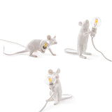 Seletti Morden Mouse Desk Lamps LED Bedside Table Lamp For Home Bedroom Decoration Art deco Rat Night Lights EU/AU/US/UK Plug