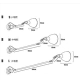 Modern Minimalist Retro Wall Lamp NordicTelescopic swing double section wall light Living Room Bedroom Bedside lighting fixtures