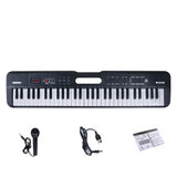 61 Keys Digital Music Electronic Keyboard Dual Power Mode Multifunctional Electric Piano for Kids Piano Student Beginners