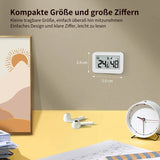 4-Pack Mini Hygrometer Indoor Thermometer, Humidity Gauge With Celsius, Humidity Meter Digital Temperature Monitor